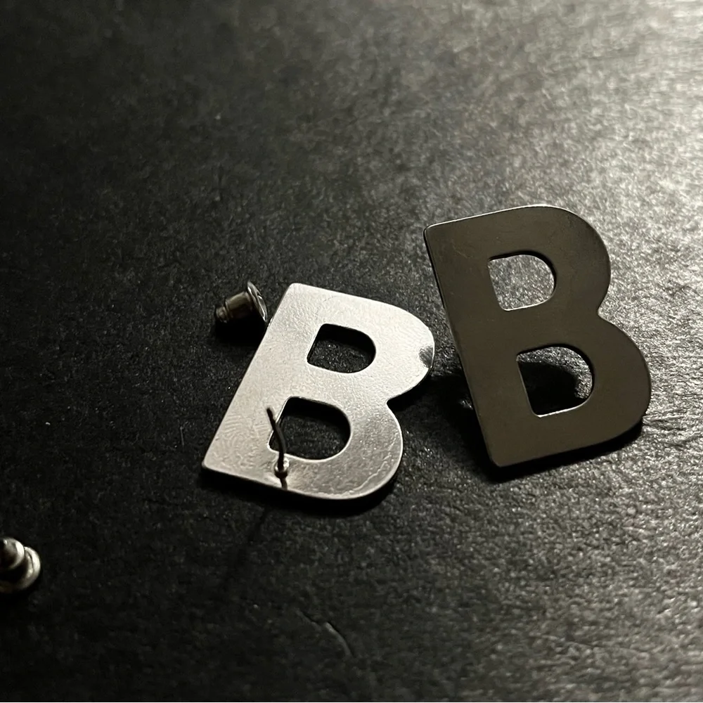 Fashion Designer”B” 925 Earrings - Picture 5 of 6